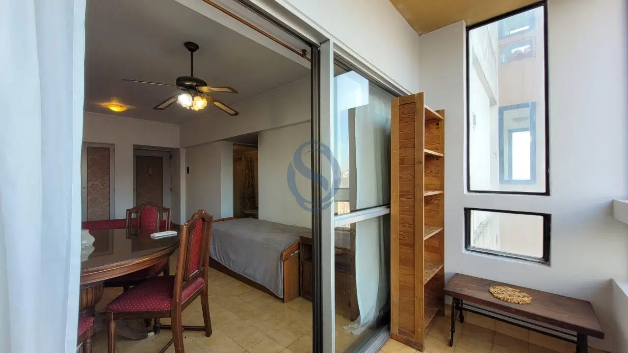 Departamento en Centro · balcón con vista al mar 2
