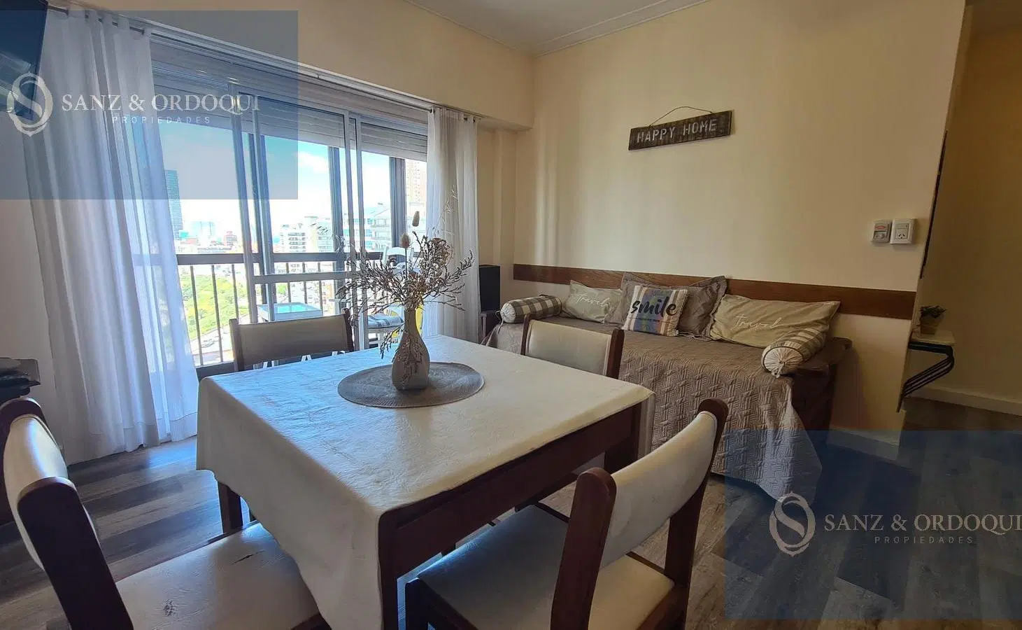 Alquiler temporario - Departamento dos ambientes con parcial vista al mar - Lavalle 2354 5