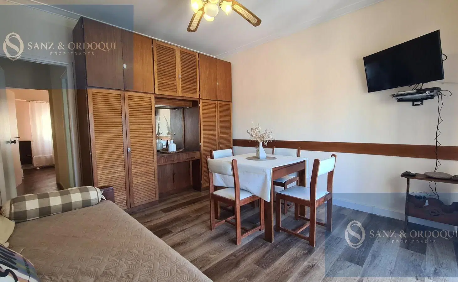 Alquiler temporario - Departamento dos ambientes con parcial vista al mar - Lavalle 2354 4