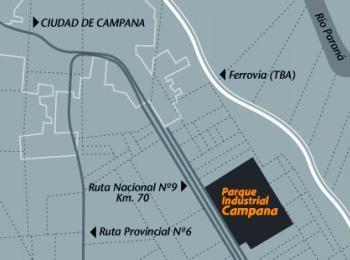 Lote en Venta en Parque Industrial Campana 30.430 m2. Financiación