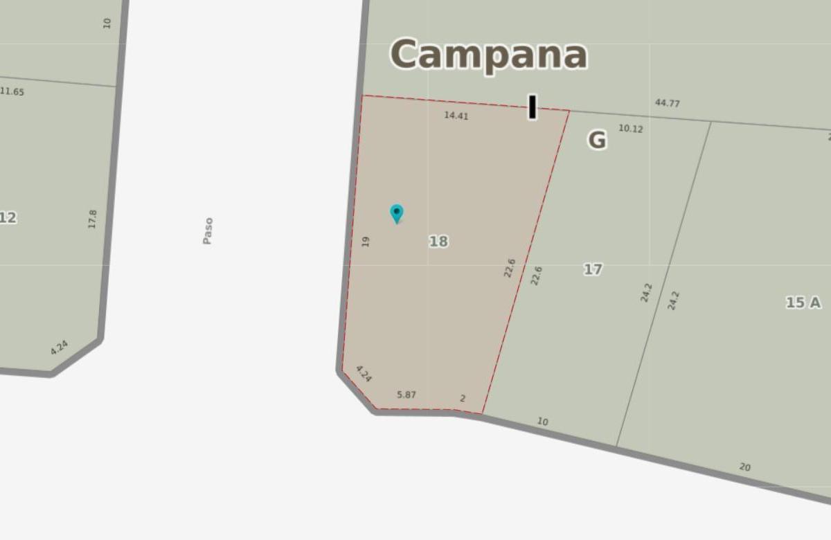 Foto de Terreno en Venta, de 234 m2. Colectora Norte y Paso. Campana, imagen 4
