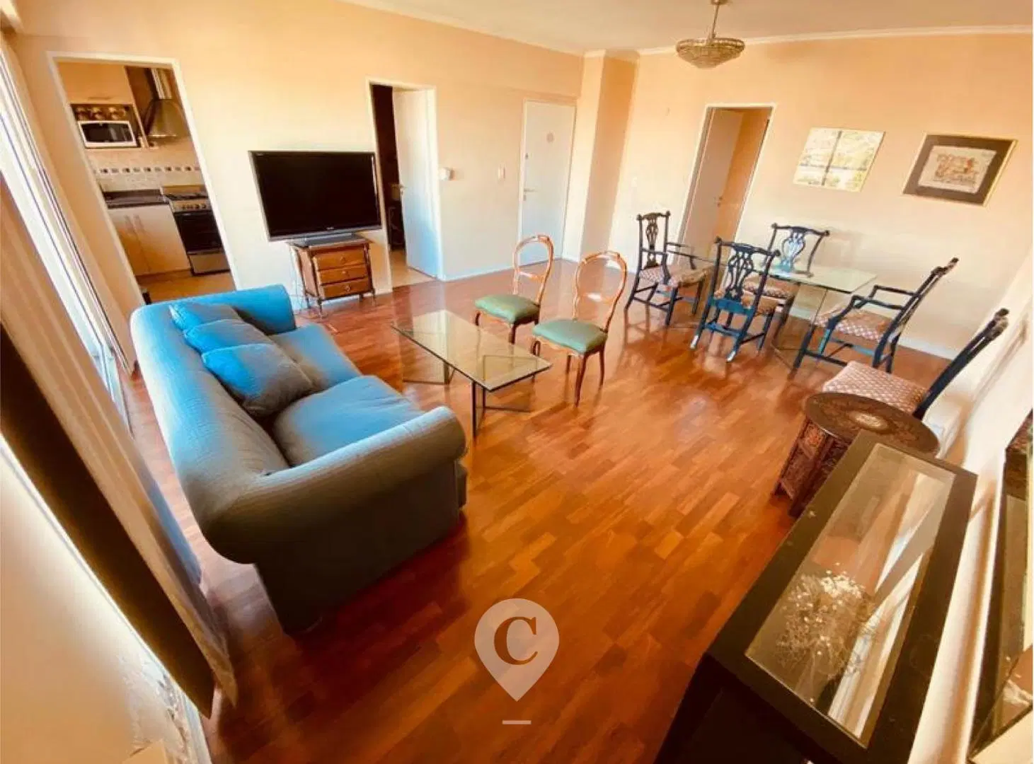 Departamento en Venta 2 dormitorios en pleno Centro Campana. Amoblado. Edificio Corona Plaza 5
