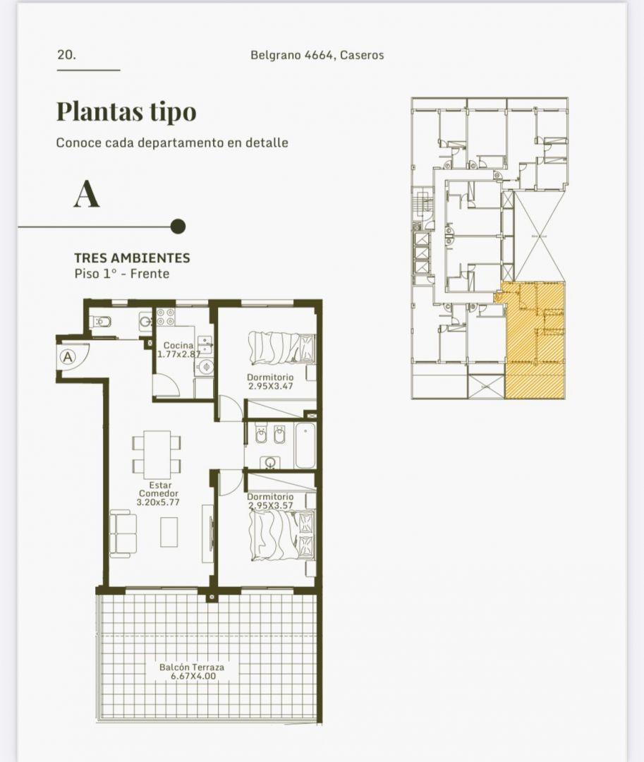 Edificio en pozo BELGRANO 4664 en Caseros centro