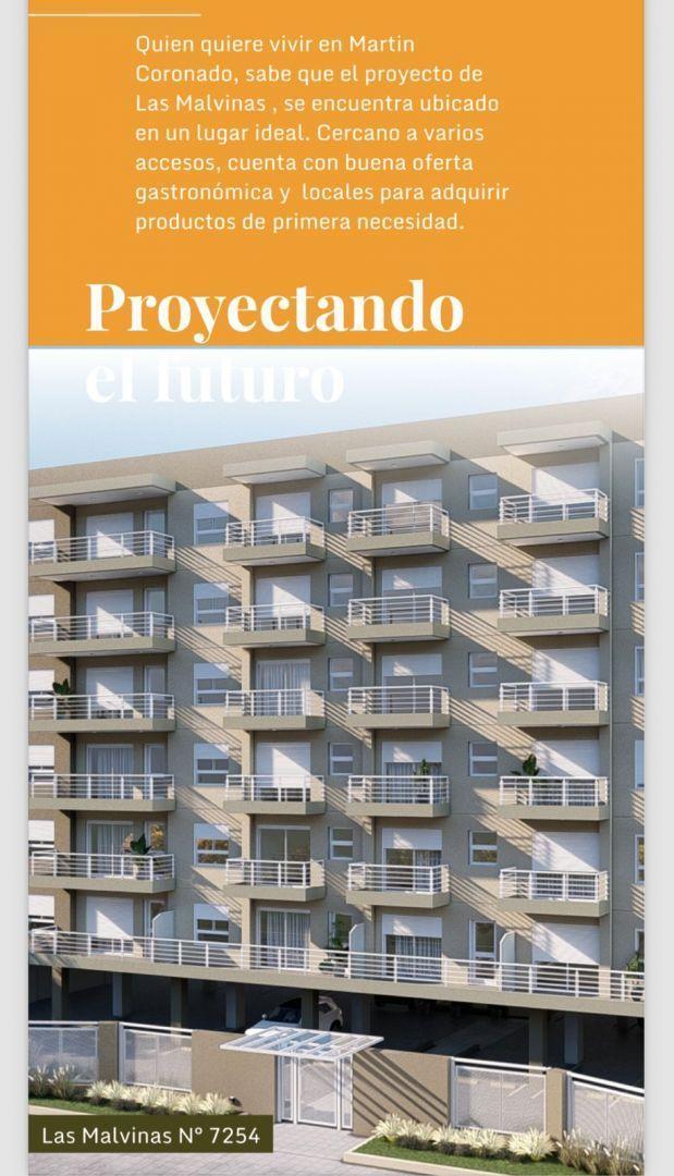 Venta de Departamento MONOAMBIENTE en Martín Coronado