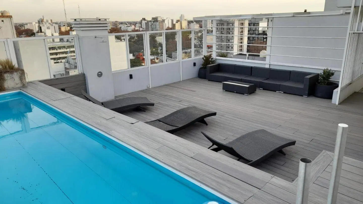 DEPARTAMENTO 1 AMB.. BALCON, SUM, PARRILLA, PILETA. CASEROS LADO NORTE 2
