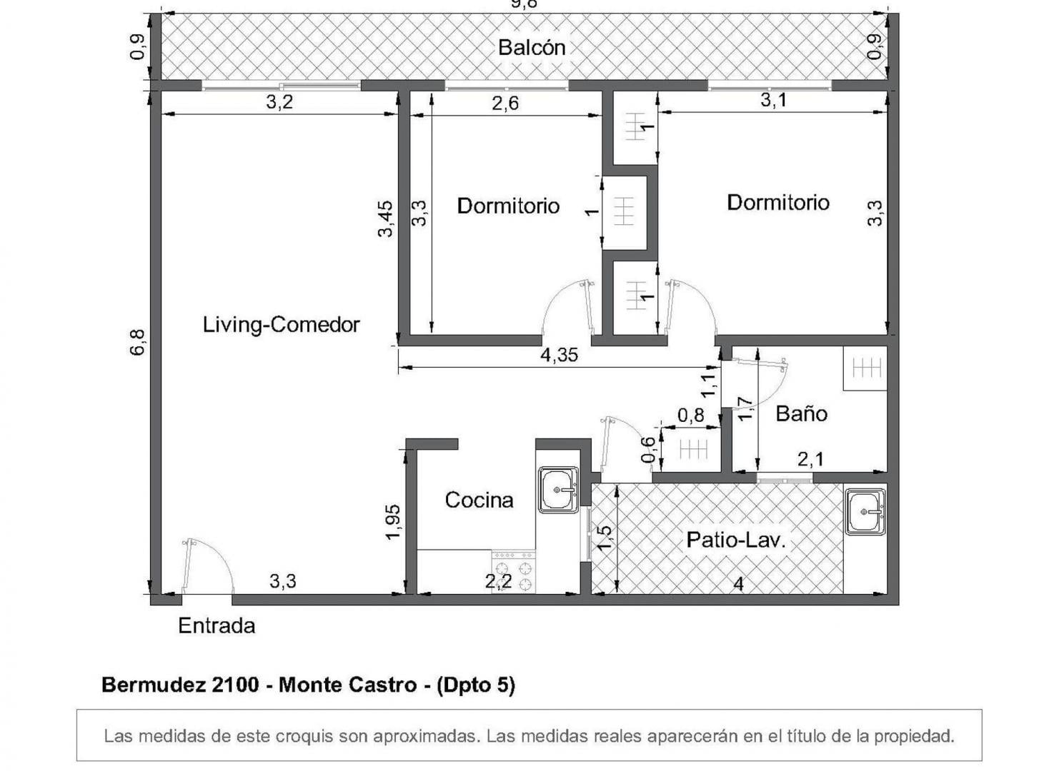 Foto de VENTA PH 3 AMB C/BALCON, TERRAZA COMÚN MONTECASTRO, imagen 3