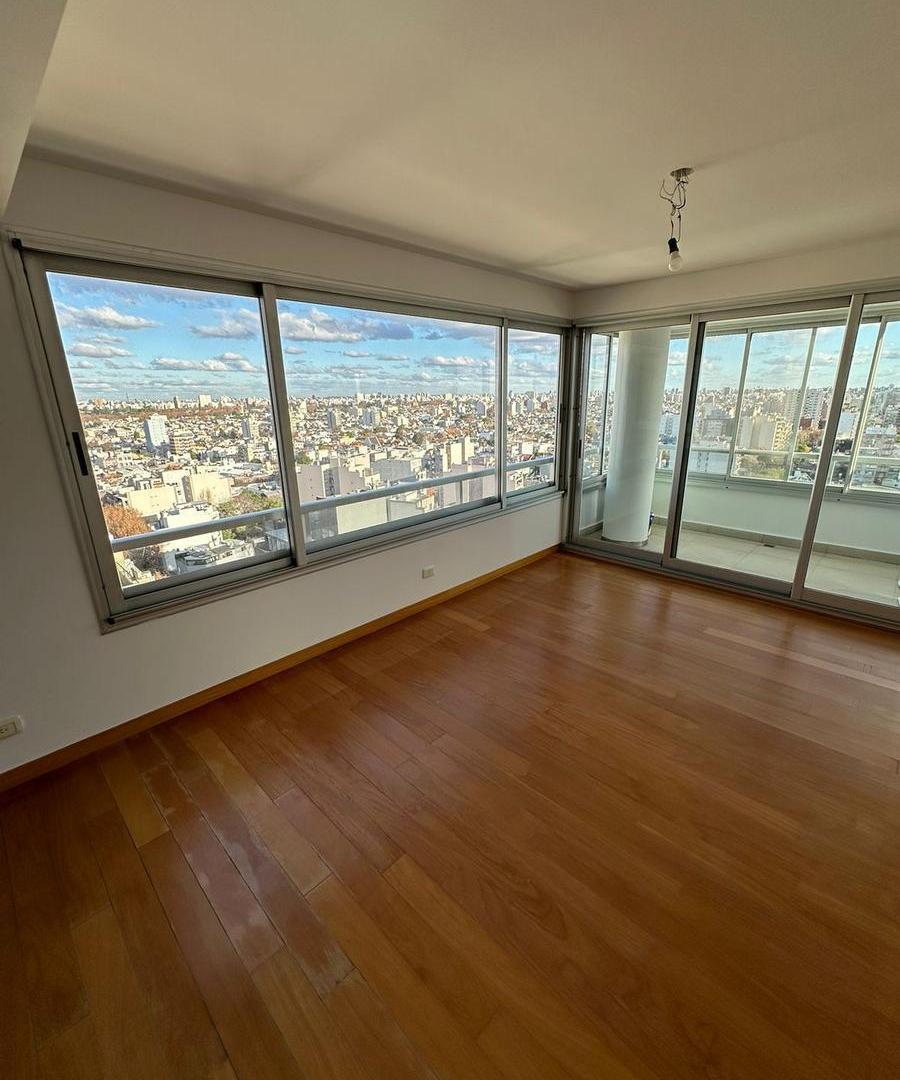 Único depto en torre con excelentes vistas y amenities:  4 amb c/dep y cochera.