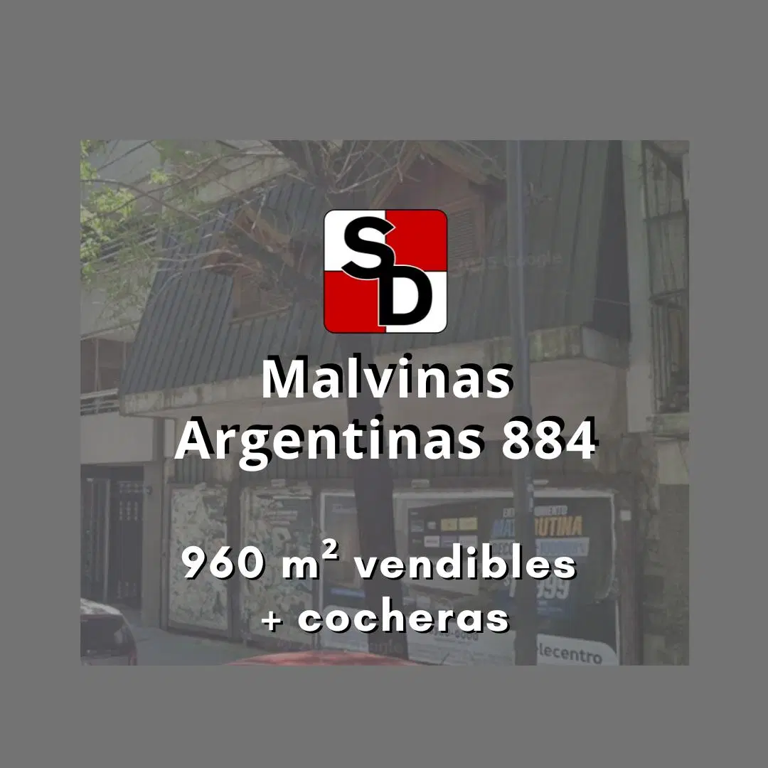 Venta │Terreno│ USAA │ 8,66 x 17 │ 960 m2 vendibles aprox 2