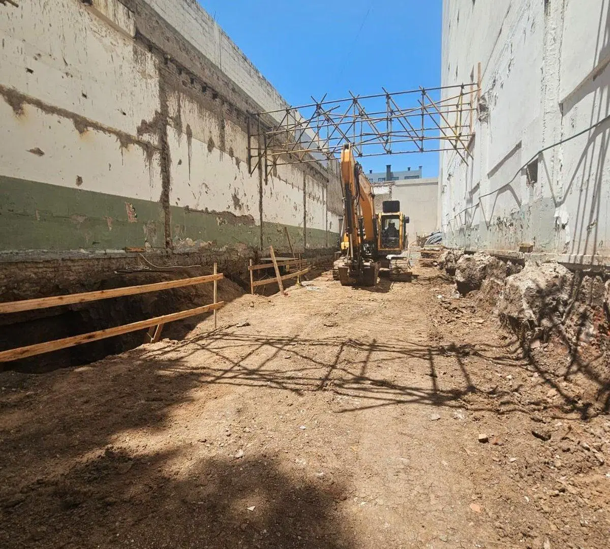 Venta 2 ambientes Almagro baño y toilette en obra 5