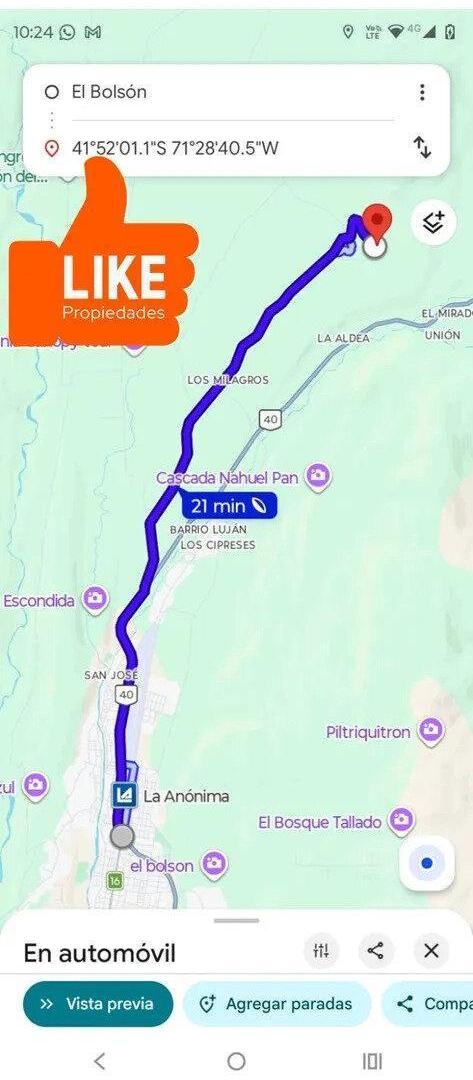 Foto de Terreno Lote En Venta En Mallín Ahogado, El Bolsón, Patagonia, imagen 5