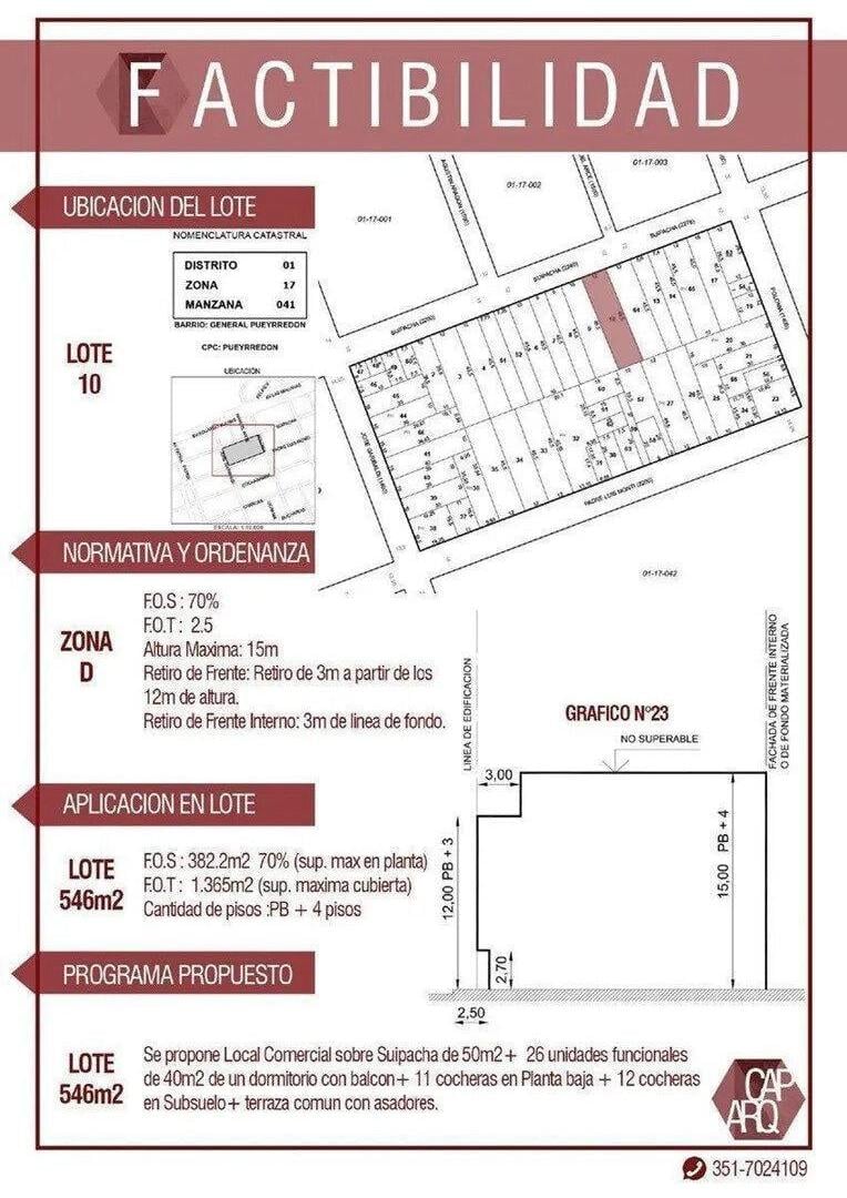Foto de Terreno Lote En Venta En General Pueyrredón, Córdoba, imagen 1