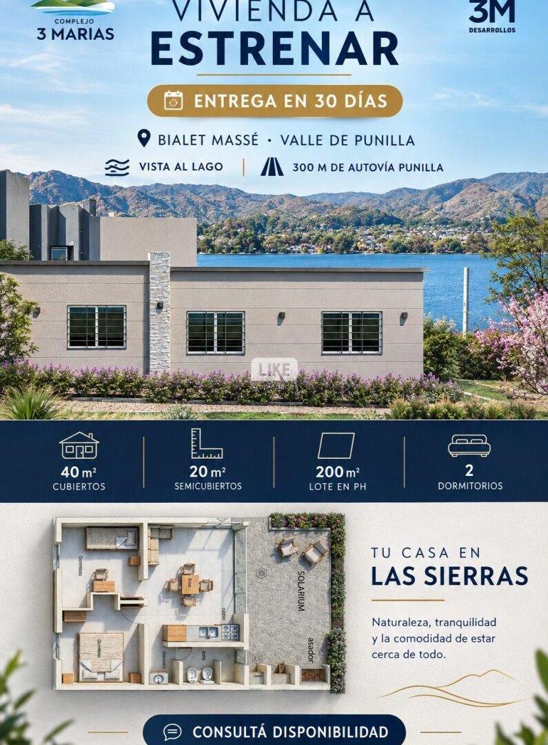 Foto de PH 40m2 EN VENTA VISTA AL LAGO EN BIALET MASSÉ, imagen 2