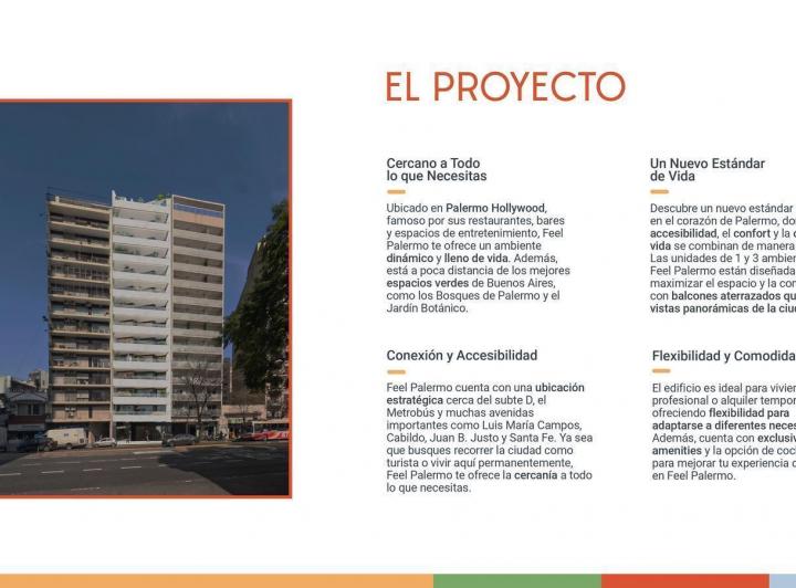 Foto de DEPARTAMENTO VENTA PALERMO 3 AMBIENTES DE POZO BALCON, imagen 2