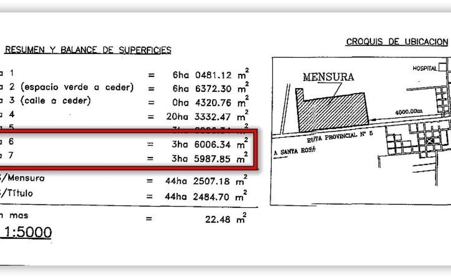 Foto de Fracción 72.000 m2 sobre ruta 5 Villa de Merlo, imagen 2
