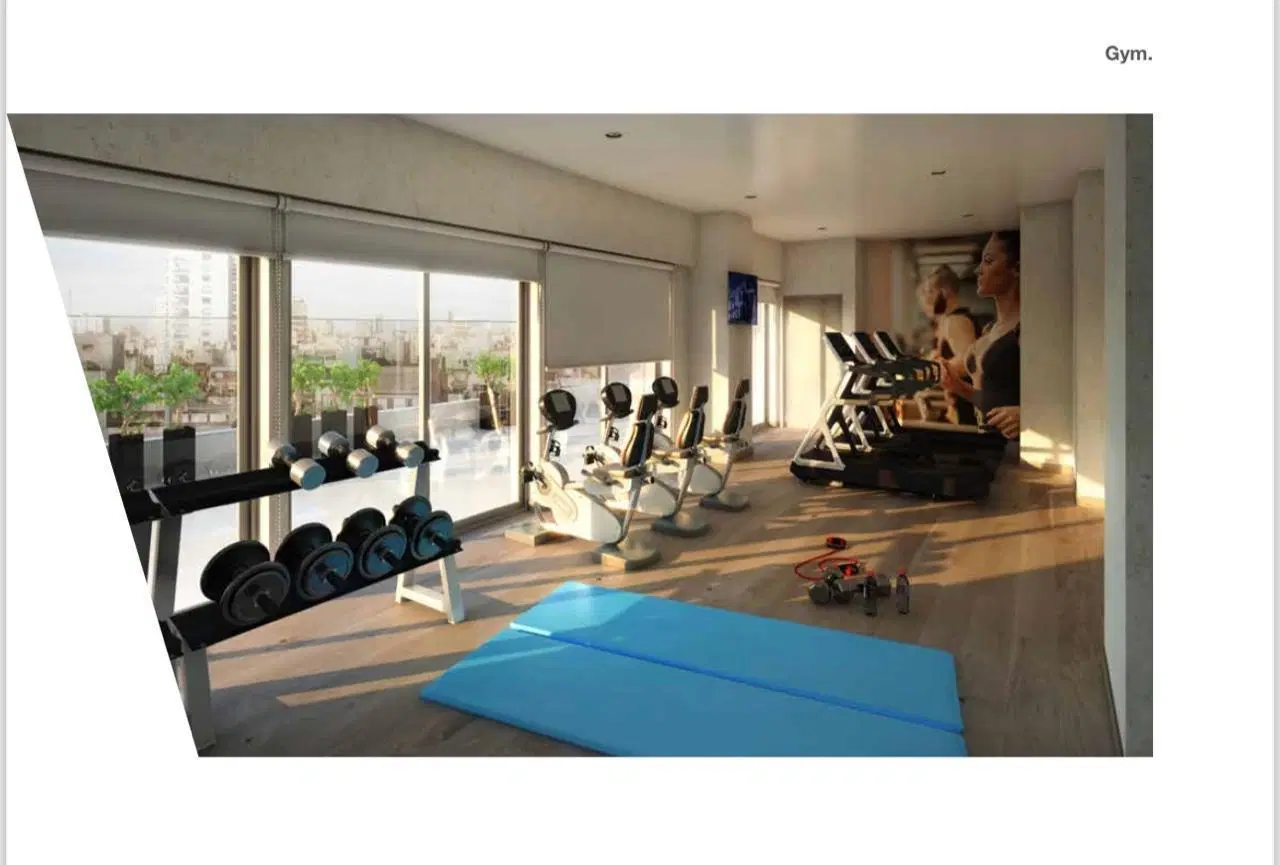 Departamento 3 ambientes con balcón corrido en Belgrano 2