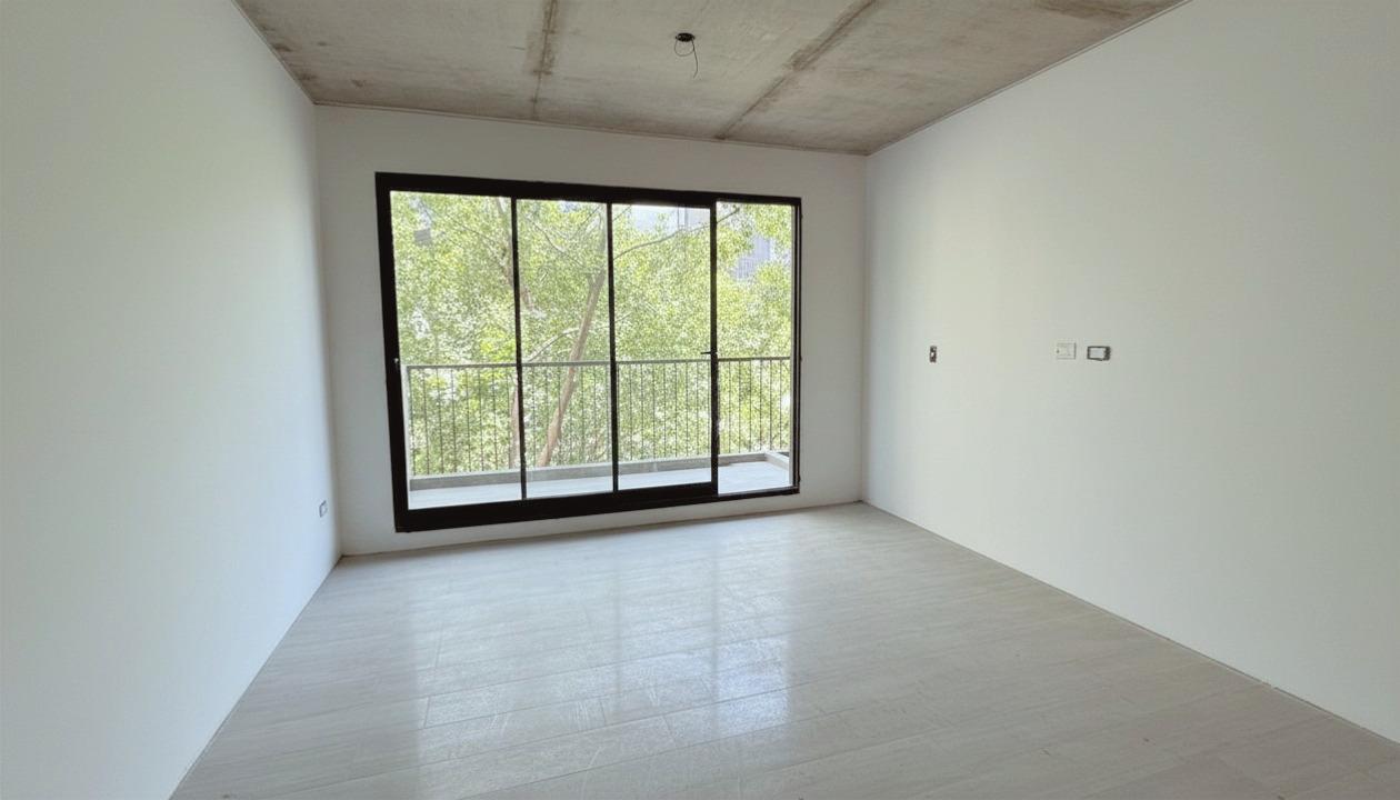 Departamento de un ambiente al frente con balcón en Almagro