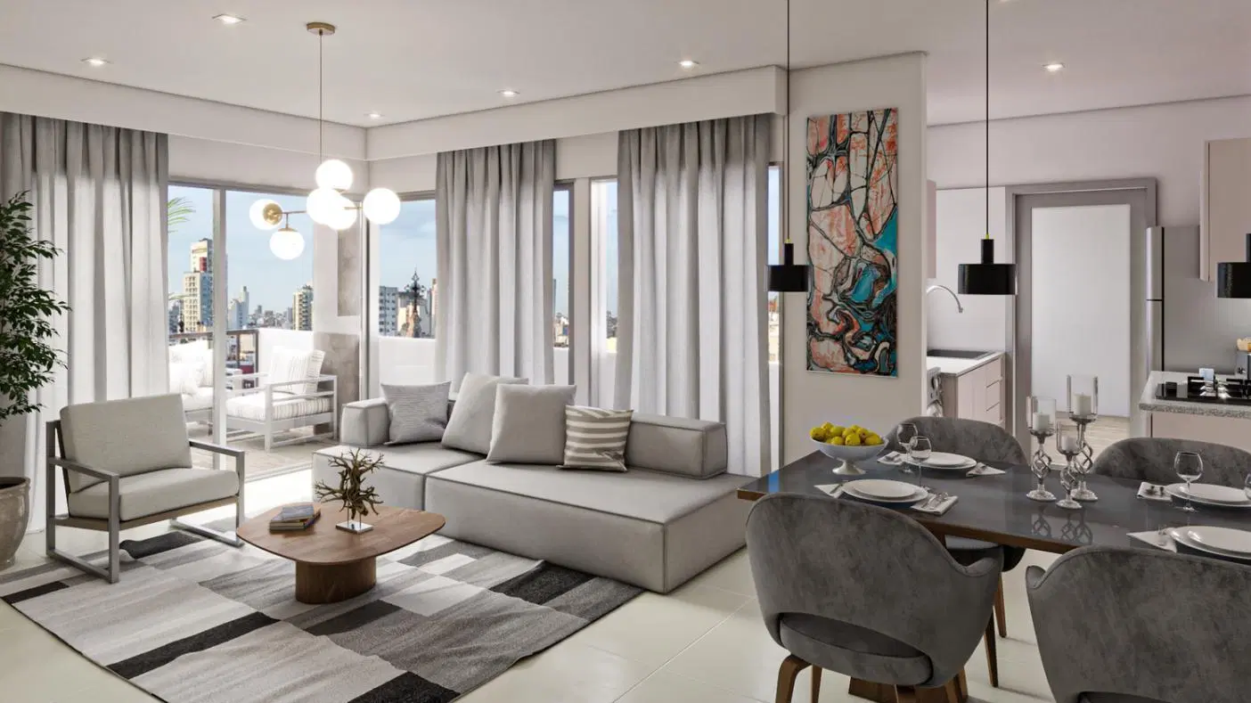 Departamento de tres ambientes con suite en Almagro 5