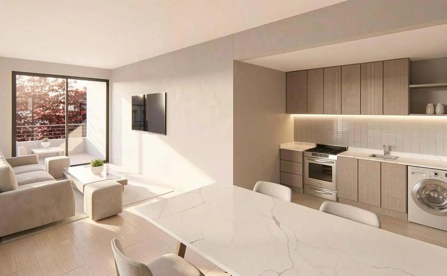 Departamento de dos ambientes en Villa Crespo con balcón terraza y toilette 1