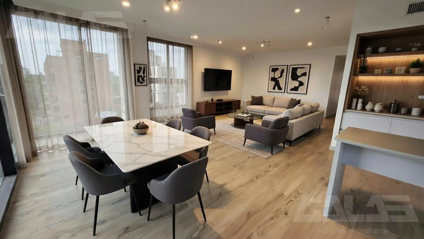 Departamento de lujo 150 m² con terraza, jacuzzi y parrilla privada. 5