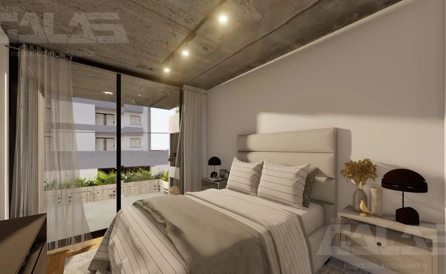 Departamento CURIE GOLF con gran balcón y parrilla propia, diseño moderno y vista al verde 2