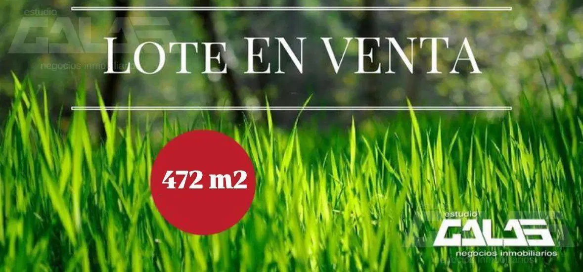 Excelente lote en Udaondo de 472 m², zona residencial y próximo al corredor Martín Fierro 2