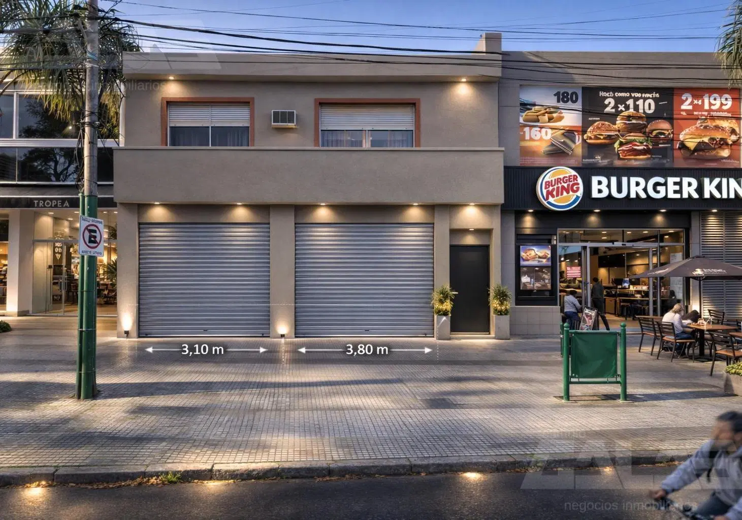 Local comercial en alquiler frente a la plaza de Ituzaingó Norte 2