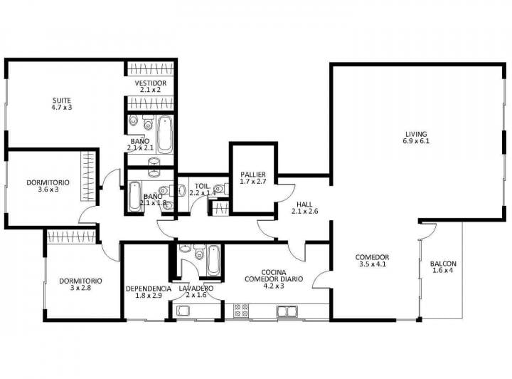 Departamento en Venta - 4 ambientes - Piso alto - Balcón - Cocheras - Palermo - Palermo Hollywood