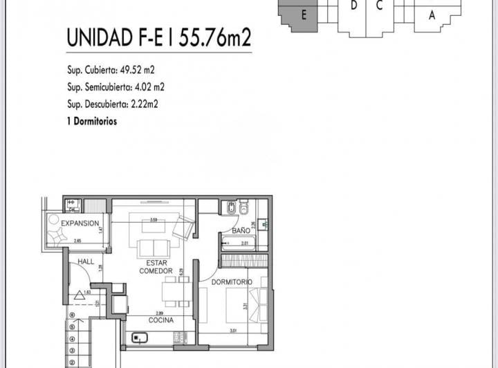 Departamento en Venta - 2 ambientes - Balcón - Cochera - Adrogue Chico - Almirante Brown