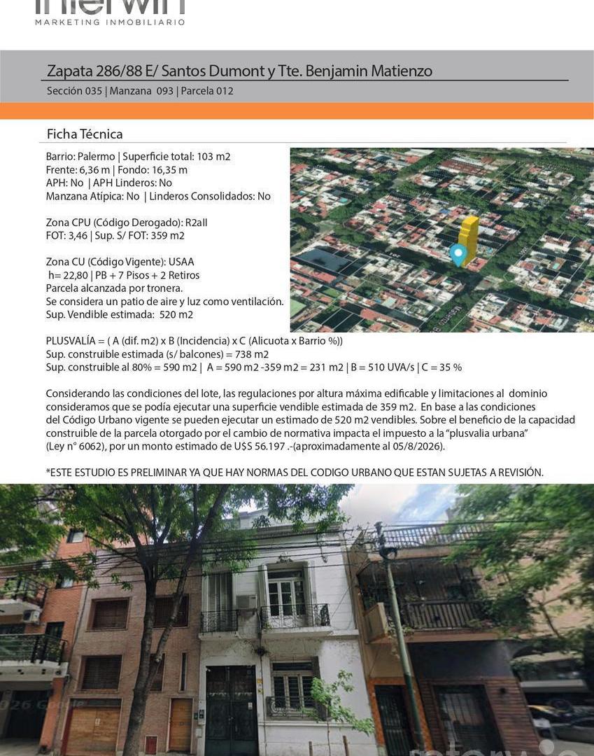 Foto de Terreno en Palermo, imagen 2