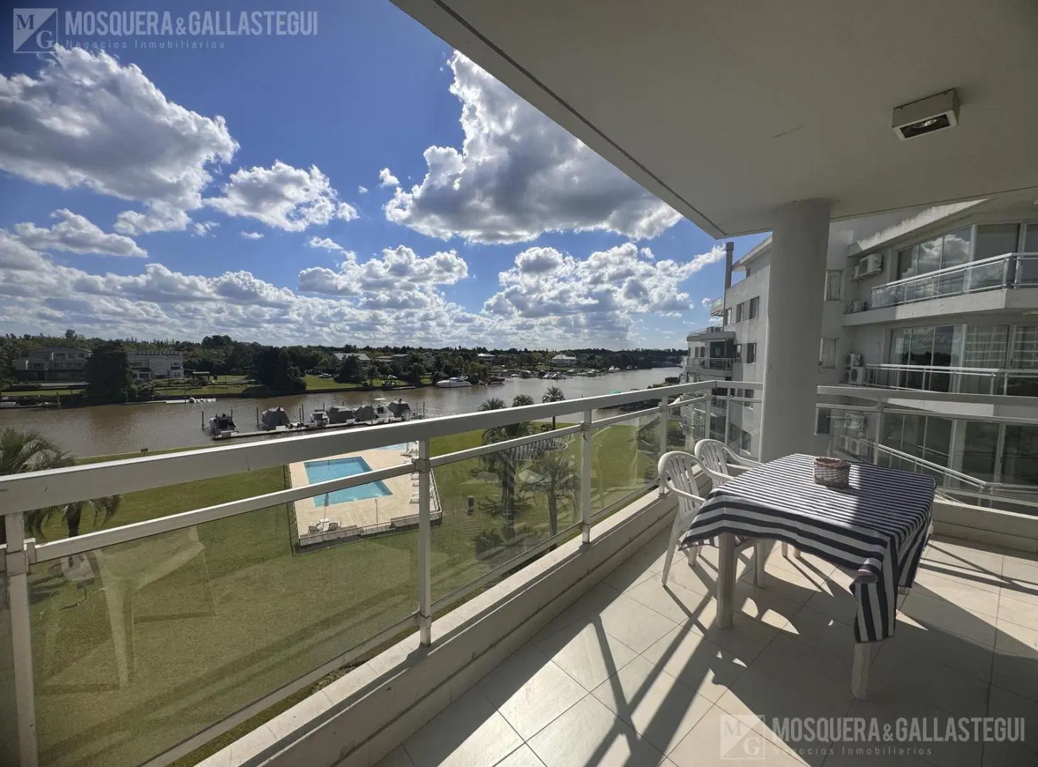 ALQUILER TEMPORARIO. Excelente departamento de 2 ambientes con cochera vista al rio y Bahía. 1