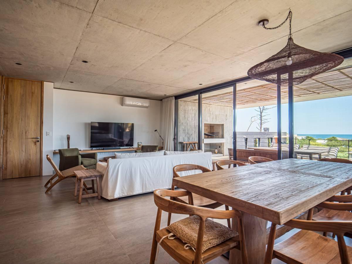 Departamento con vista al mar de 2 dormitorios en alquiler en La Juanita