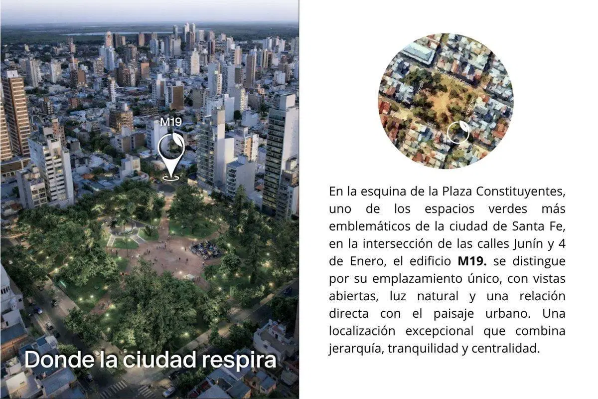 MUNDO M19. VENTA DPTO. Frente Plaza Constituyentes 3