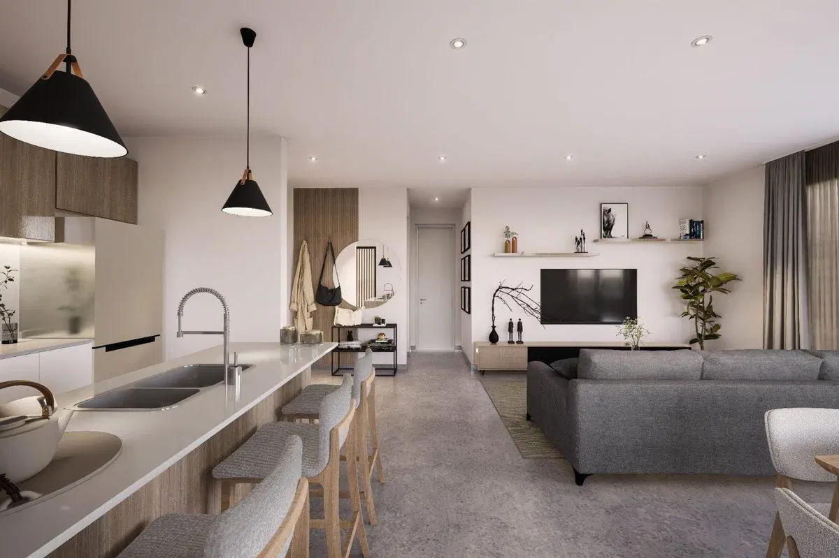 VENTA CONDOMINIO 2 DORM EN BARRIO LA RESERVA 5