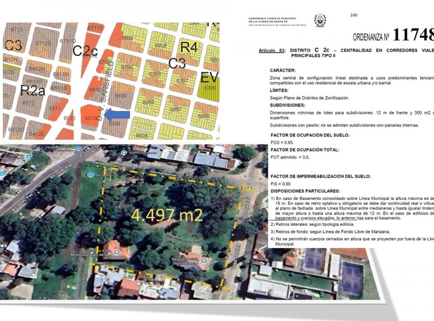 Foto de Venta de Predio - 4.500 m2 en B.º Guadalupe, imagen 1