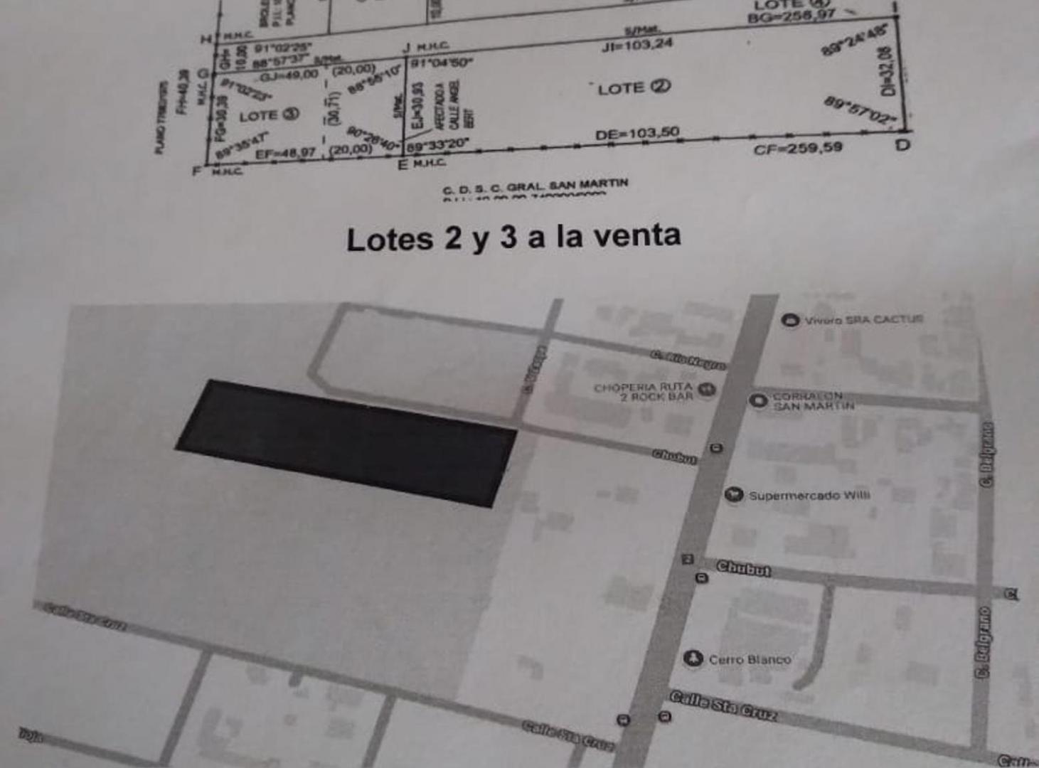 Foto de Venta gran lote a mts. Av San Martín Monte Vera, imagen 3