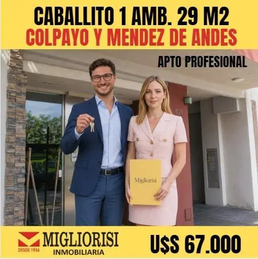 Departamento de 1 ambiente en Venta en Caballito 2