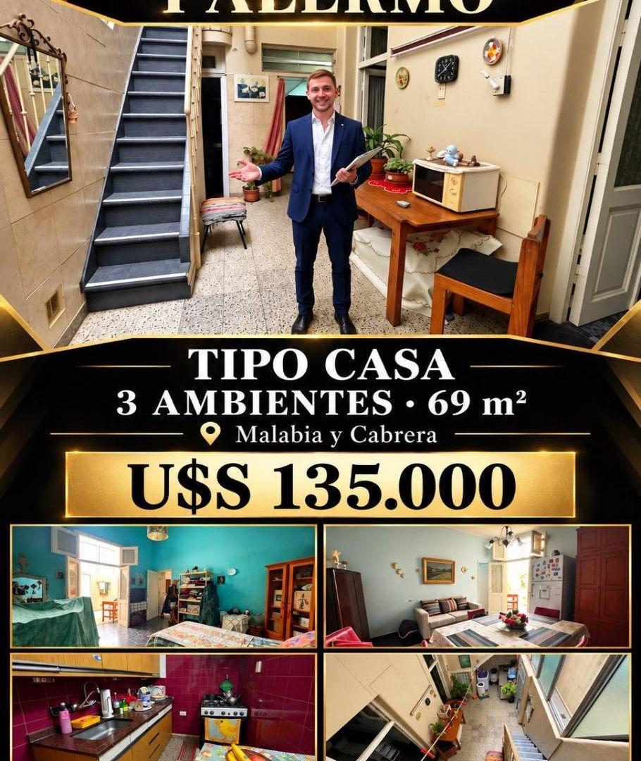 Foto de Depto.tipo casa de 3 ambientes en Venta en Palermo, imagen 2