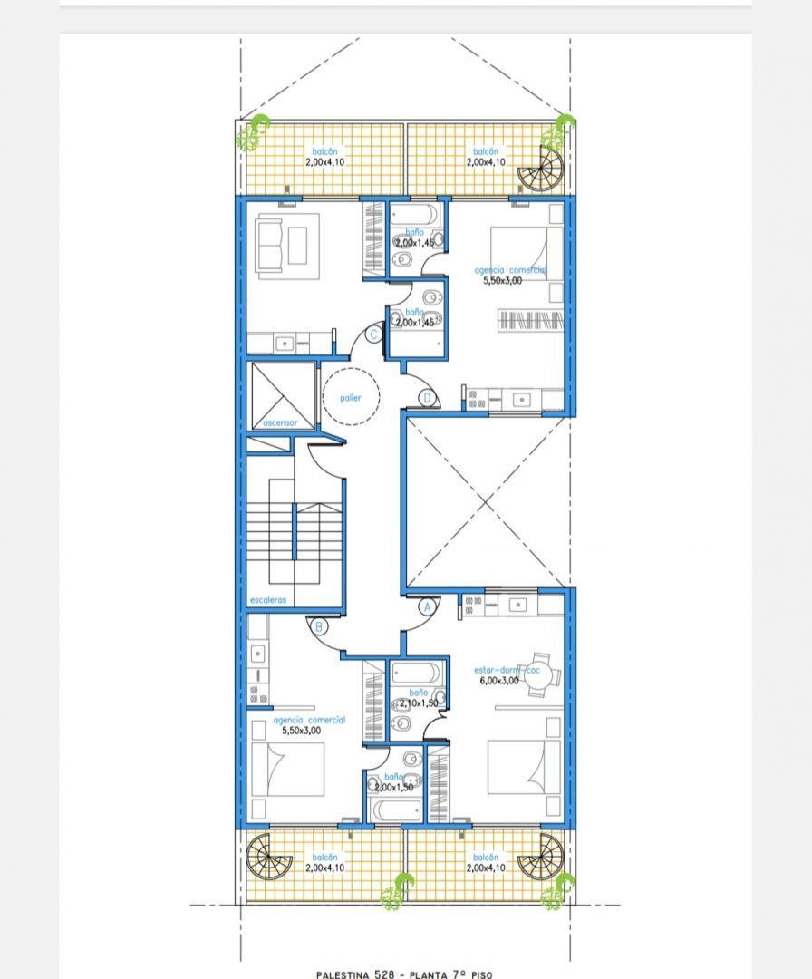 VENTA MONOAMBIENTE ALMAGRO EN CUOTAS ZONA H ITALIANO