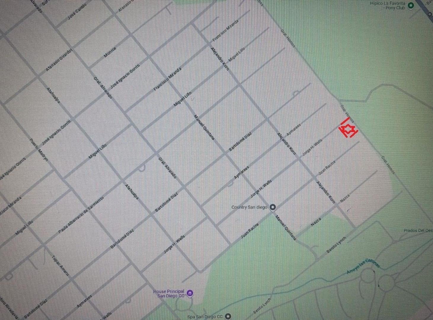 lote venta Club de Campo San Diego
