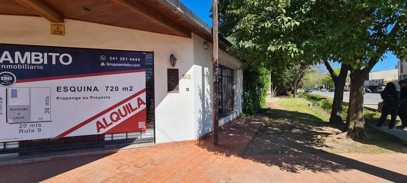 Venta ESQUINA sobre ruta en Funes RUTA 9 y ELORZA - Desarrollos Edificio Local Comercial Inversion 8