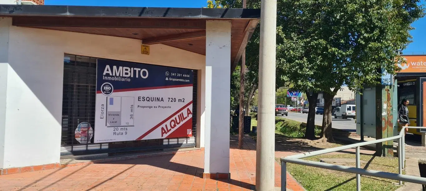 Venta ESQUINA sobre ruta en Funes RUTA 9 y ELORZA - Desarrollos Edificio Local Comercial Inversion 5