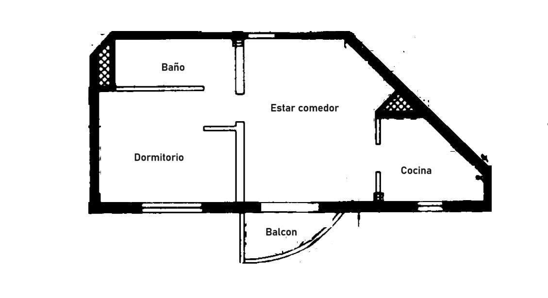 Foto de Alquiler Departamento 1 Dormitorio Balcon Facultad Medicina UNR, imagen 1