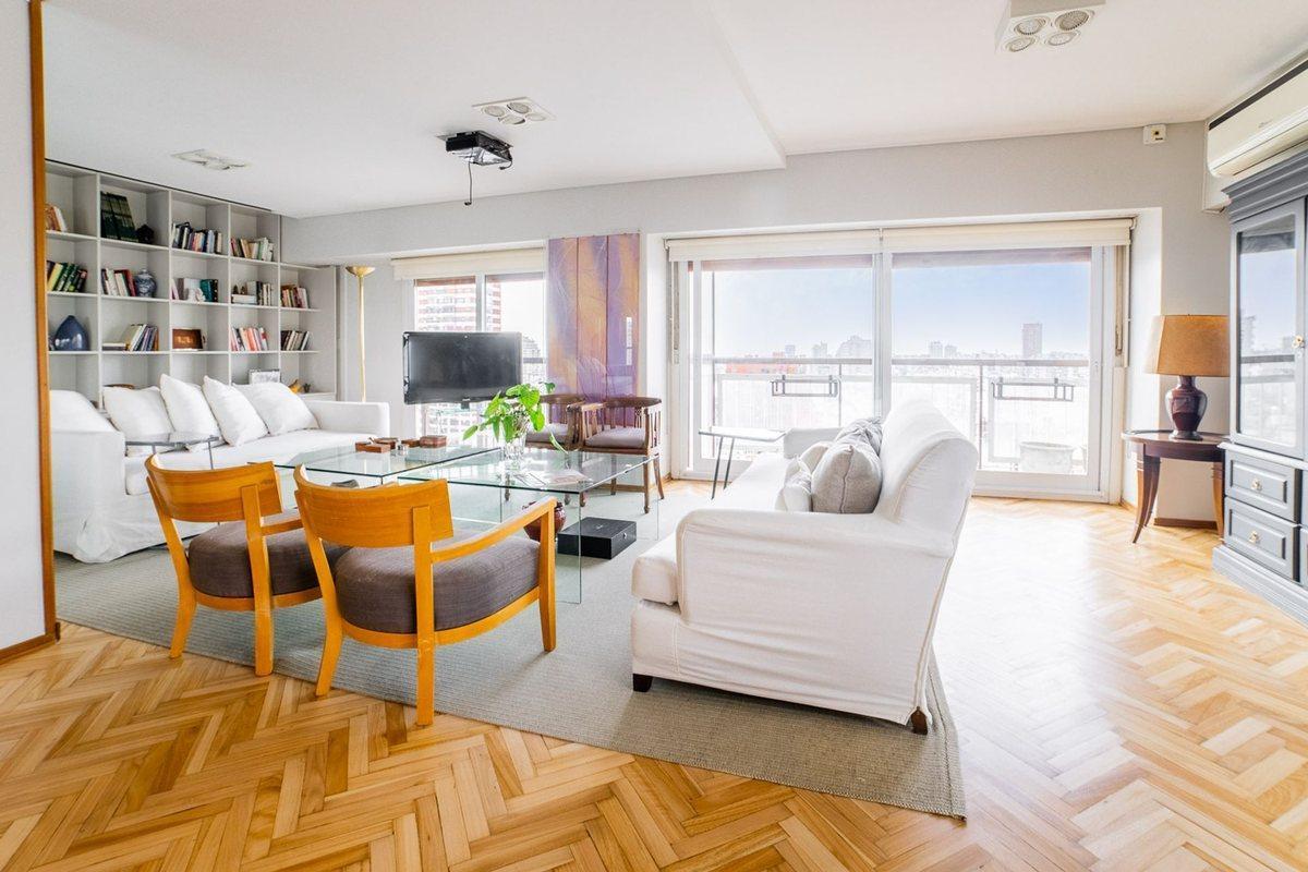 Alquiler depto 4 ambientes en recoleta con balcon