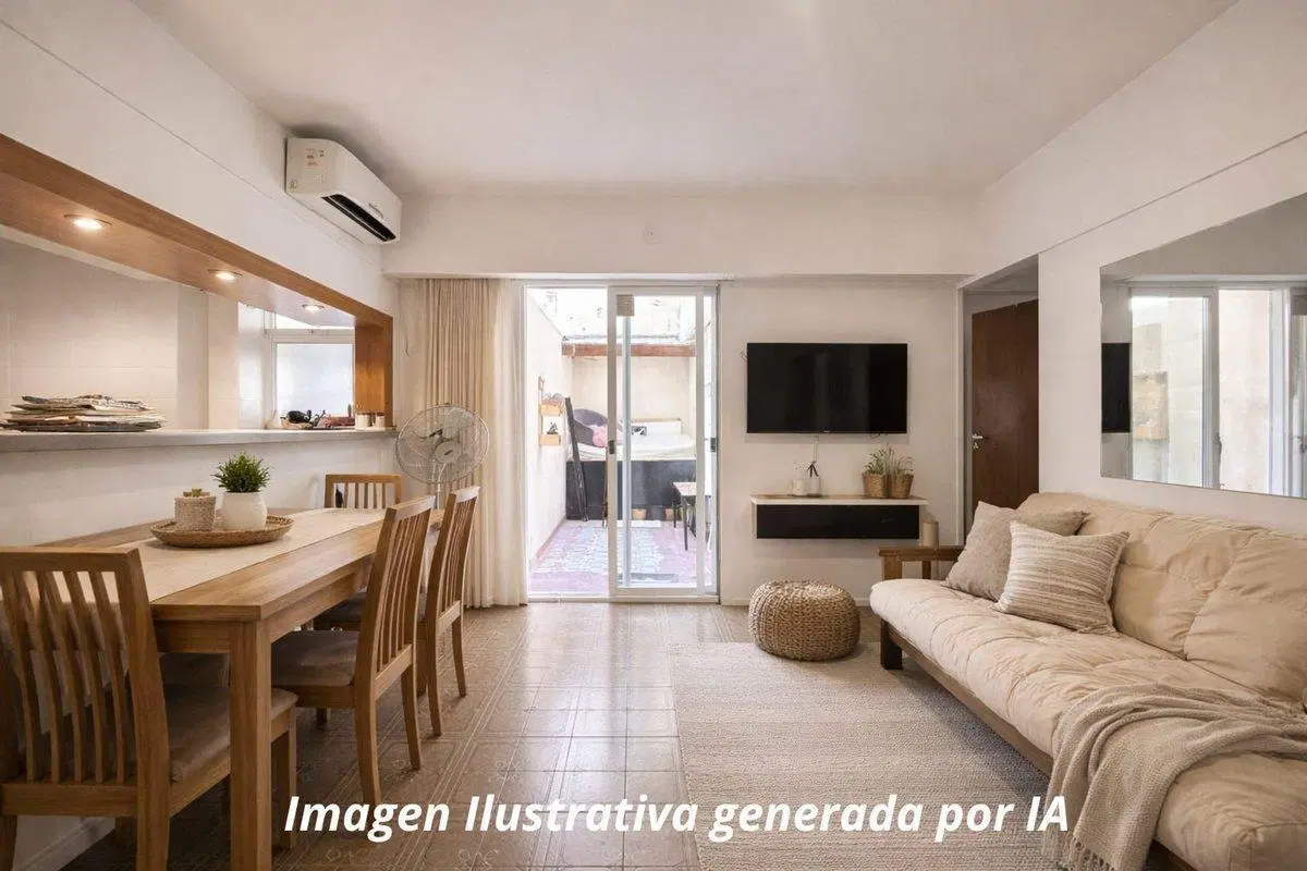 VENTA 2 AMBIENTES PALERMO SOHO PATIO RENOVADO LUZ 3