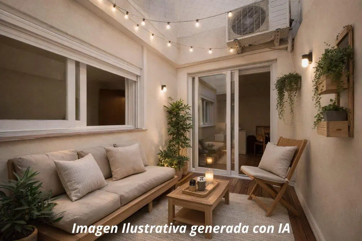 VENTA 2 AMBIENTES PALERMO SOHO PATIO RENOVADO LUZ 4