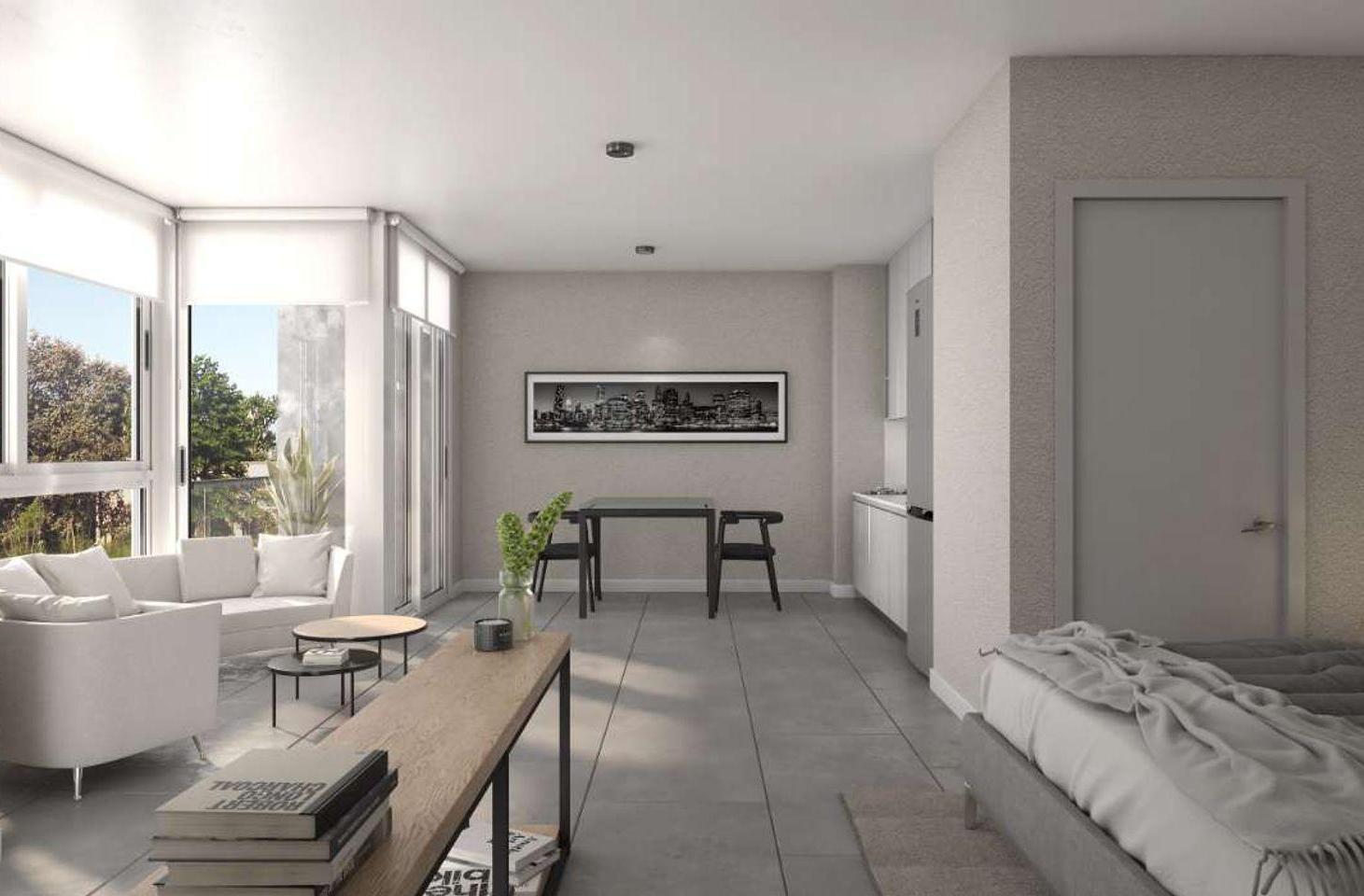 Dpto monoambiente en venta Villa Crespo con balcón