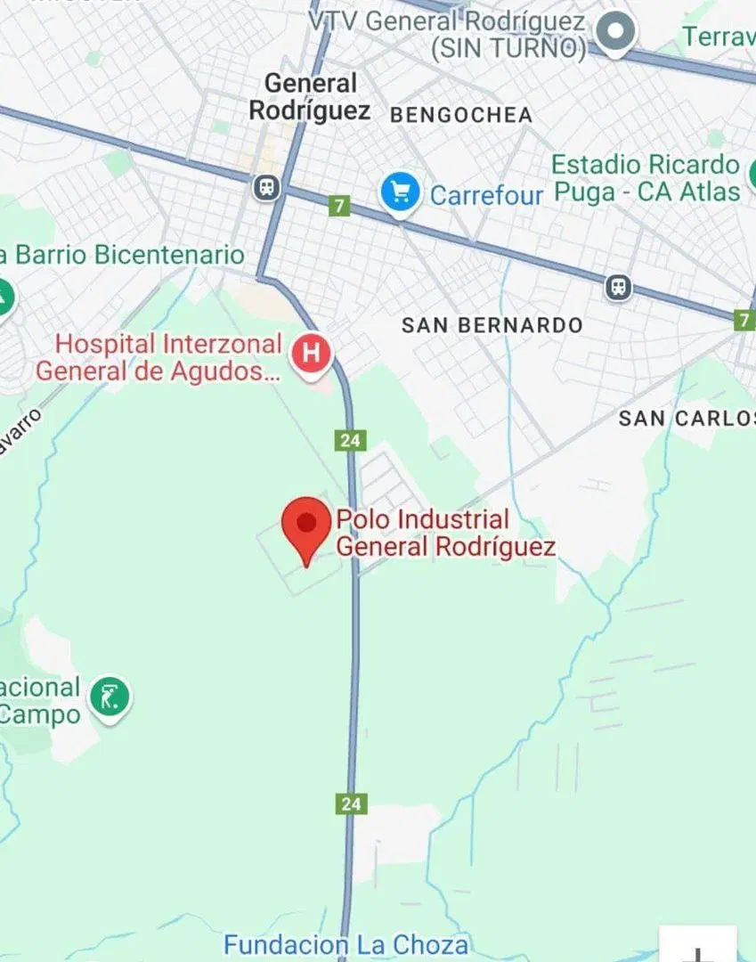 Lote 5000mts Polo Industrial Rodriguez PERMUTA 3