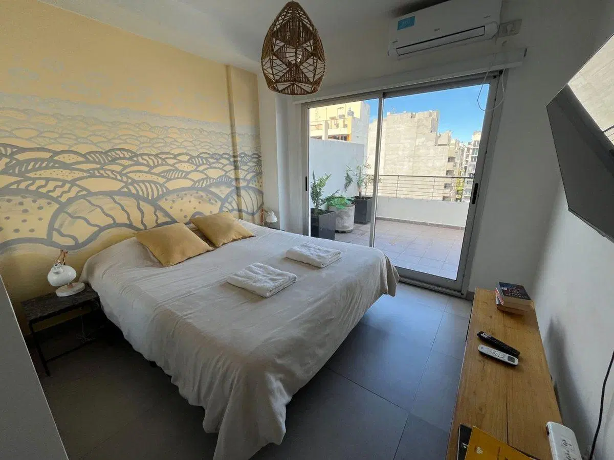 Venta depto 2 amb amoblado con Terraza Palermo 3