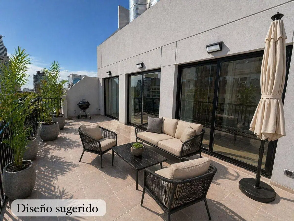 Aquiler Depto divino con balcon terraza 4