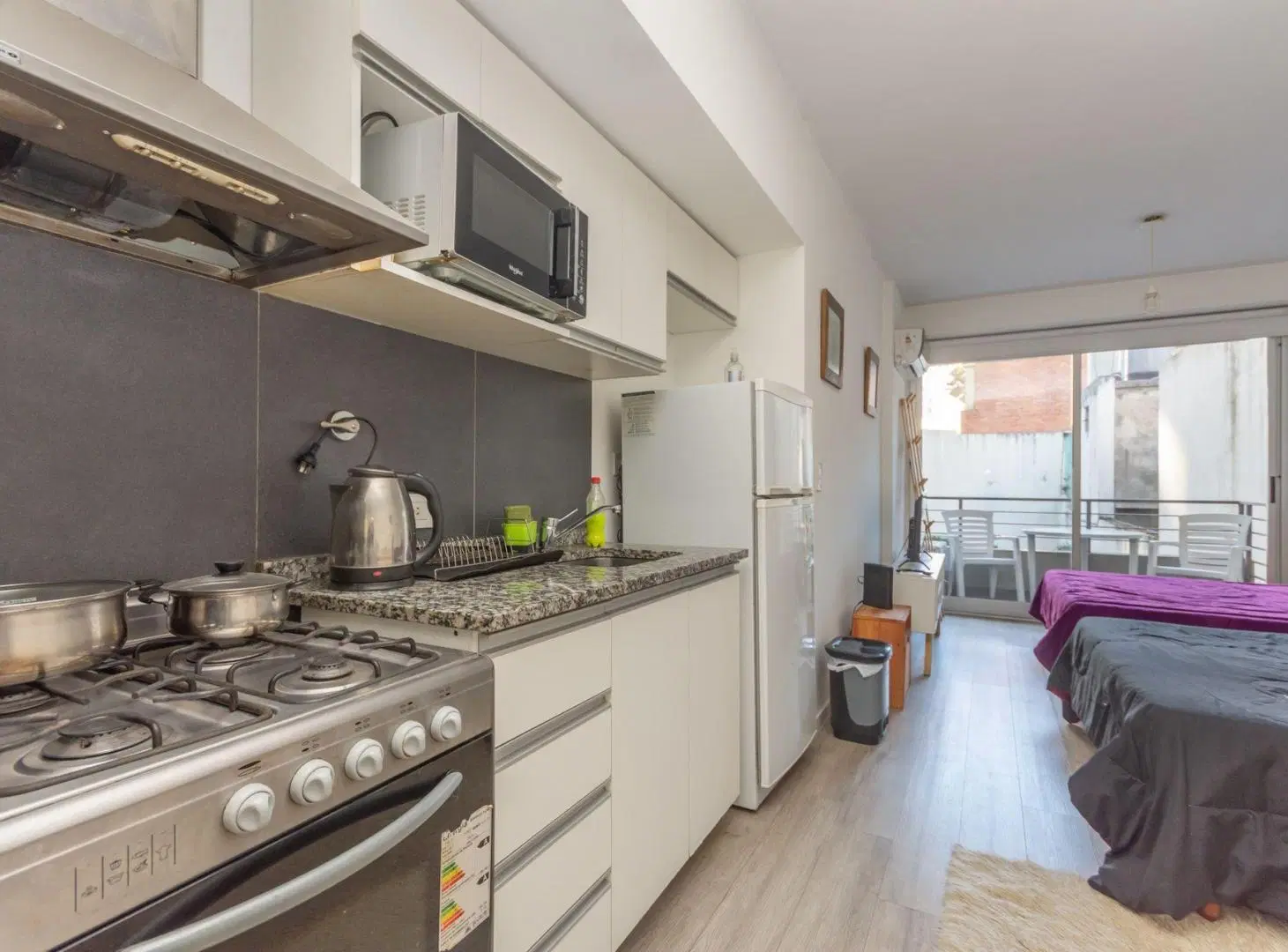 Venta monoambiente Patio Balcon Apto Cred Almagro 4